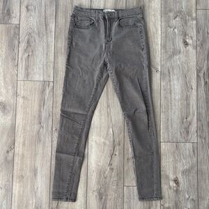 Mudd Dark Gray High-Rise Jeans